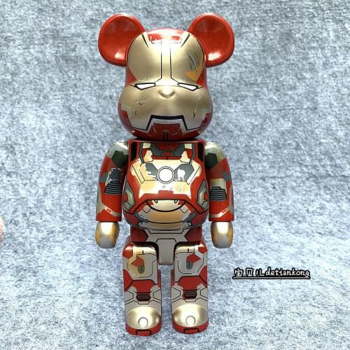 Bearbrick 400% Violent Bear Lucky Cat Building Block Bear Decoration Trendy Play Hand-made Model Gift Home Decoration decore