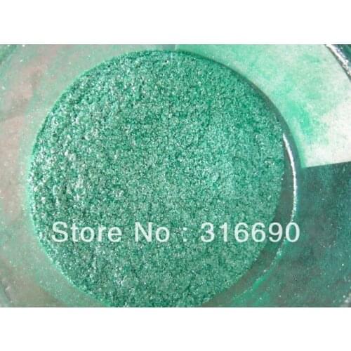 Free Shipping 30 grams Green makeup pigment glitter cosmetic glitter mica pigment powder