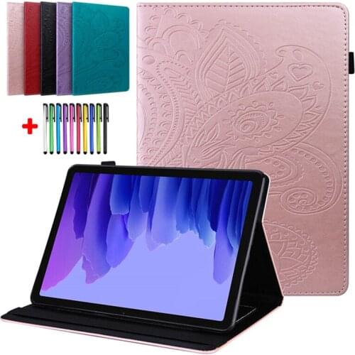 Case for Lenovo Tab P11 11 Inch Case Embossed Flower Cover Funda for Lenovo Tab P11 TB-J606F TB-J606L TB-J606N Case Cover Gift