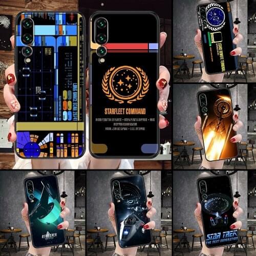 Stars and Treks Phone Case For Huawei P Mate P10 P20 P30 P40 10 20 Smart Z Pro Lite black silicone funda tpu bumper trend prime