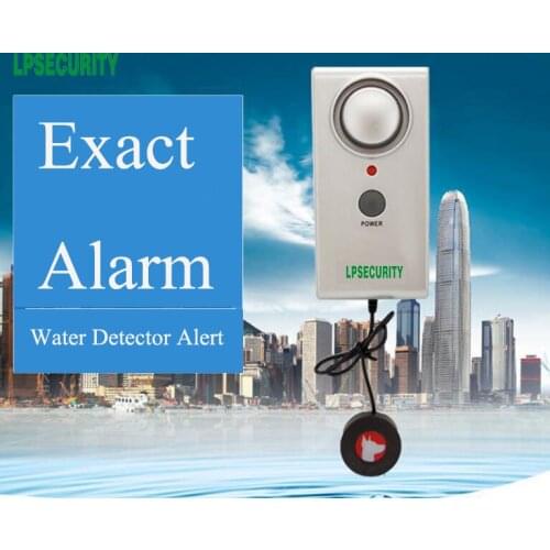 Free shipping Doberman security water overflow leakage alarm sensor detector 100dB sound alarm