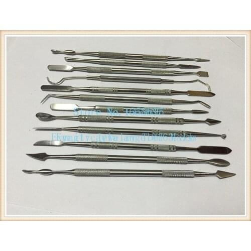 Free Shipping diy jewelry making Jewelry Tools Stainless Steel Wax Carving Knife Wax Engraving Tool 10pcs/set