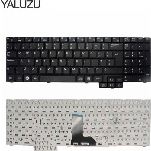 YALUZU UK Keyboard for Samsung R620 R528 R530 R540 NP-R620 R525 NP-R525 R517 R523 RV508 Black laptop keyboard