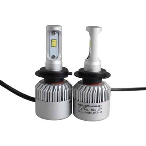 H7 CSP LED Headlight Conversion Kit 72W 8000LM Lamp Bulbs 6500K White