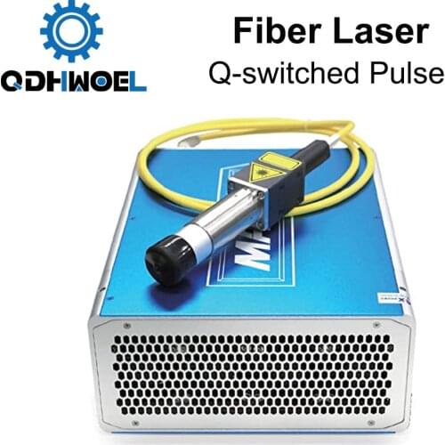 MAX 20W-50W Q-switched Pulse Fiber Laser Series GQM 1064nm High Quality Laser Marking Machine DIY PART