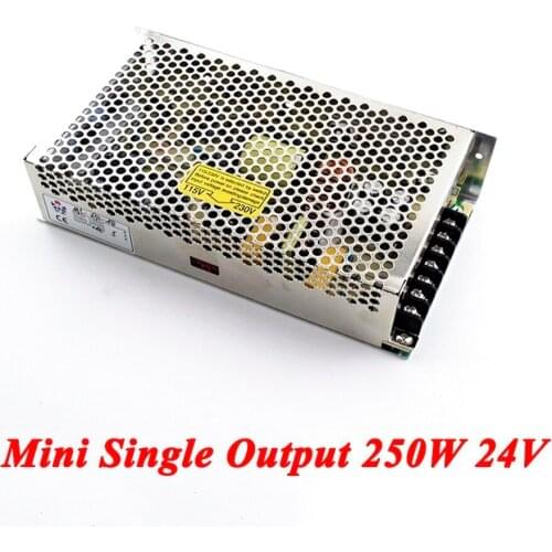 Mini Switching Power Supply,250W 24v 10.4A Single Output Watt Power Supply For Led Strip,AC110V/220V Transformer To DC 24V