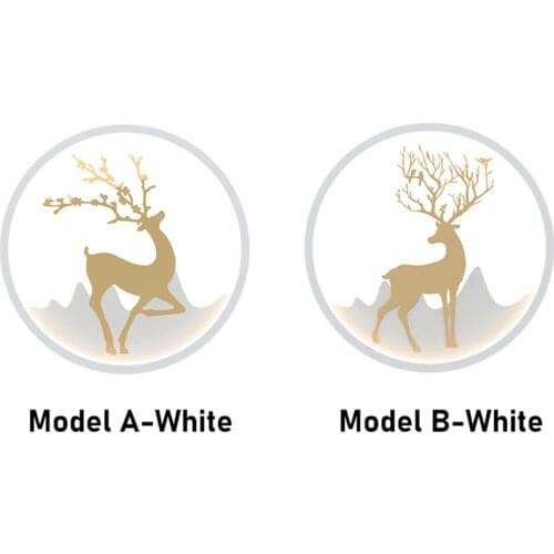 Sanmusion bedroom wall decorative wall lights nordic deer pictures wall sconce lamp living room decor indoor light fixtures