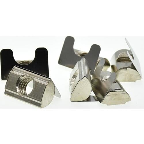 Drop in T Nut with Spring Sheet for Aluminum Extrusion with Profile 3030/4040/4545 Series