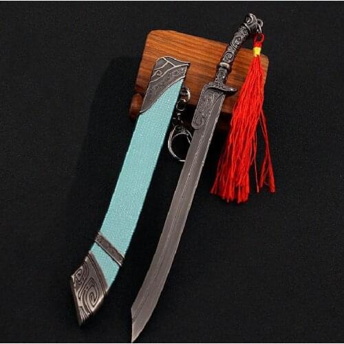 Alloy Scabbard Sword Film And Television Surrounding Model Props Snow-breaking Knife Alloy Sword Model Ornaments Toy Gifts