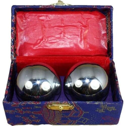 One Pair Chinese Health Balls Baoding Iron Ball Massage Balls For Hand Therapy Baoding Iron Balls