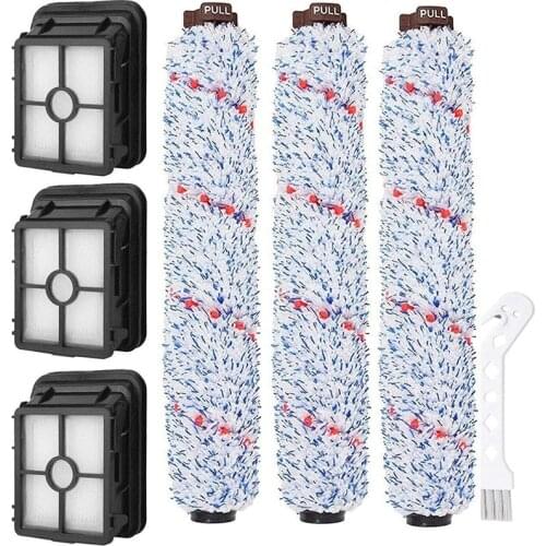 Replacement Part for Bissell Crosswave 1866 Area Rug Brush Roll/ Multi-Surface Brush Roll/Vacuum Filters Replacement