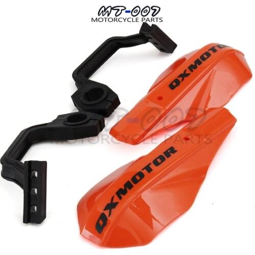 Orange Handguards Brush Guards Fit SF CRF 250 R EXC CRF YZF KXF MX Hand Protector 7/8" 22mm ATV Dirt Bike Universal Parts