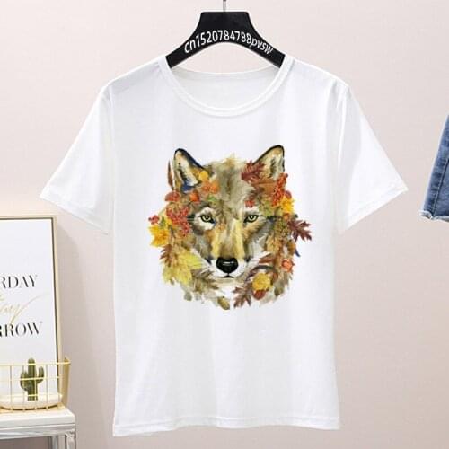 Womens T shirt Fashion Casual Harajuku 90s Tshirt Women Casual Animal Tshirt Streetwear Female Graphic Cute top tees