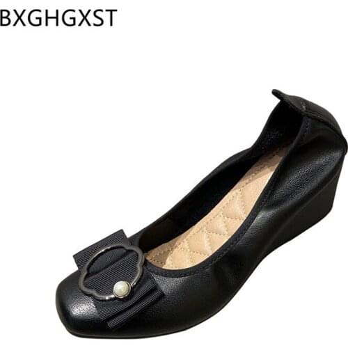 Black Heels Wedges Shoes for Women Pumps Women Shoes for Women 2021 High Heels Office 2021 Square Toe Heels Zapatos De Mujer