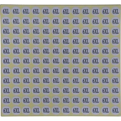 1980 Pcs Clothes Size Label Sticker Clothing Code Number Sticker Digital Number Sticker Clothes Size Code Number Sticker