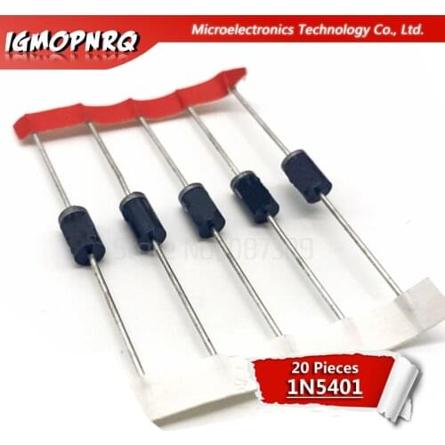 20PCS 1N5401 IN5401 Rectifier Diode 3A 100V