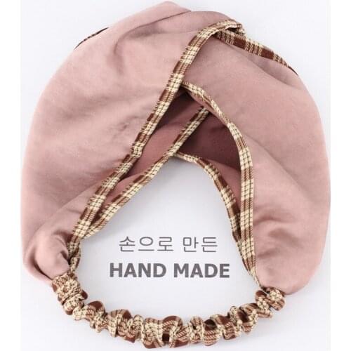 6pcs 2018 New Womens Turban Twist Knot Head Wrap Elastic Headbands Girls Retro Cross Hairband Headwrap wide hair accessories