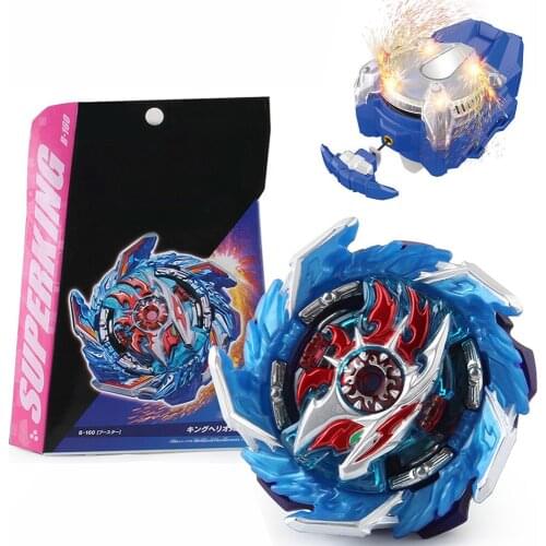 Beybleyd Burst with Sparking Grip Launcher B160 Alloy Gyroscope Toys for Children Super King Battle Game Gyro