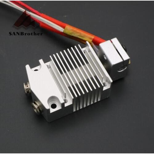 Cyclops and Chimera Extruder 2 In 1 Out 2 colors Hotend Bowden with Titan / Bulldog Extruder for 3D Printer I3 12V/24V