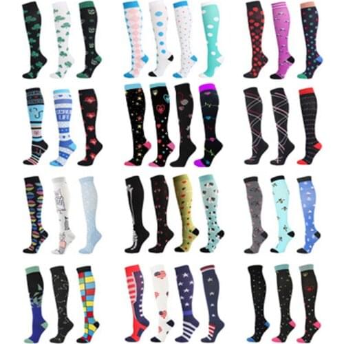 Compression Stockings Varicose Veins Sport Socks Dropship Running Men Women Cycling Socks Fit For Edema, Diabetes,Varicose Veins