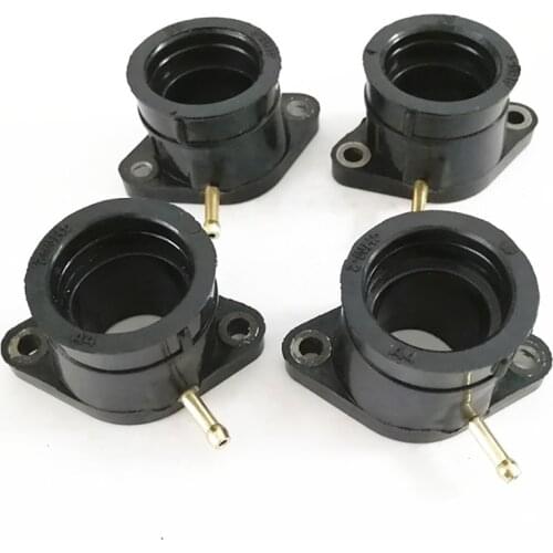 OLPAY Motorcycle 4PCS Carburetor Intake Manifold Outlet interface Connector Glue For Yamaha XJR400 XJR 400 1993-2000