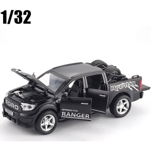 1:32 New Ford Raptor F350 Pickup Alloy Car Model Carry Tires Off-Road Vehicle Diecasts & Toy Vehicles Car Kids Toy Gifts