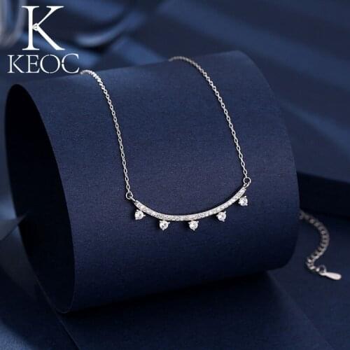 Keoc Sale Cute 5 Little Love Long Zircon Pendant Necklace Womens 2021 Trend Jewelry Stores Gifts for Women Costume Jewelry