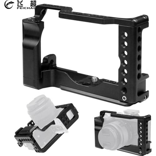 For EOS M6 Mark2 Form-fitting Camera Cage Full Frame for Canon EOS M6 MARK II Quick-Release L Bracket Plate Hand Grip Baseplate
