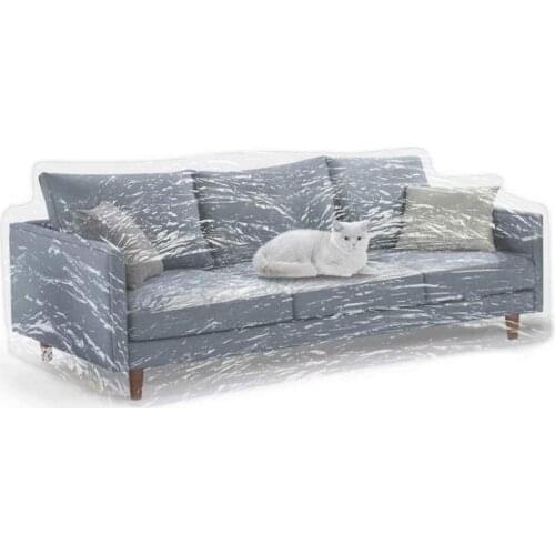 Clear Thicker Couch Cover for Cat Scratching Post Protection Pet Furniture Protector Plastic Shield Sofa Slipover Storage Move