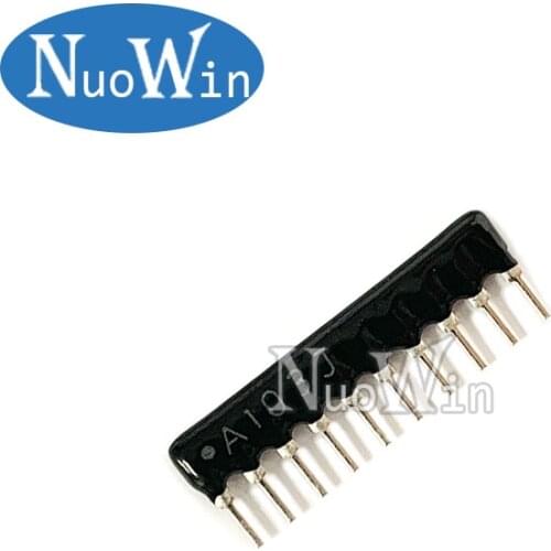 10pcs DIP exclusion Network Resistor array 10pin 1K 2.2K 3.3K 4.7K 5.1K 10K 47K 100K ohm