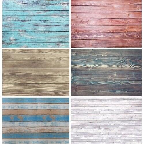 SHUOZHIKE Vinyl Custom Board Texture Photography Background Wooden Planks Floor Photo Backdrops Studio Props 201118REP- 05