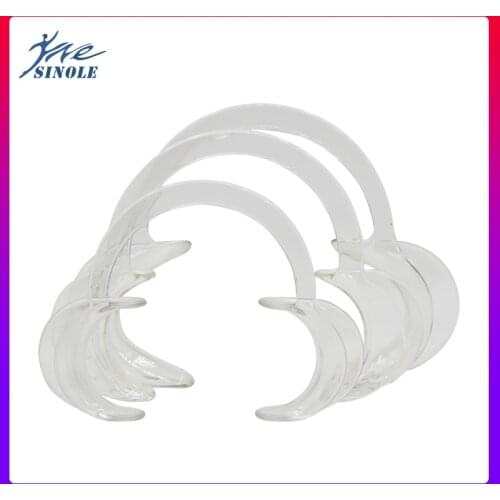 10 pcs C type Dental mouth opener tooth Straightener Spreader Lip Oral Clean Opener Cheek Lip Retractor Dental materials