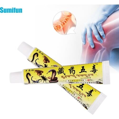 20g Snake Venom Analgesic Ointment Treat Arthritis Joint Lumbar Shoulder Pain Relief Cream Body Orthopedic Medical Plaster