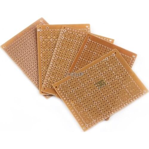 10pcs Bakelite Circuit Board DIY Prototype Single Side Copper PCB Board New Whosale&Dropship