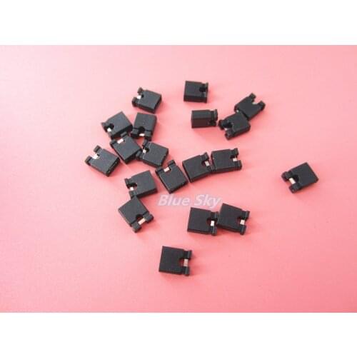 1000pcs 2.54mm Standard Circuit Board Jumper Cap (black)