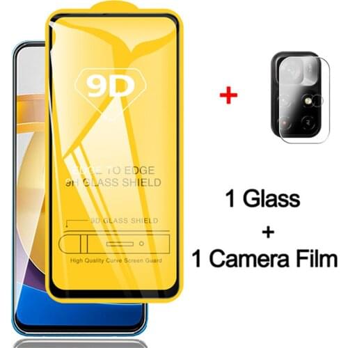 2-in-1, tempered glass for poco f3 glass pocophone f2 pro camera protection pocco x3 nfc/pro xiaomi poko f3 screen protector