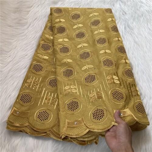 2021 High Quality African Nigerian Tulle Lace Fabric 100%%Cotton Embroidery Swiss Lace In Switzerland Dubai Fabrics 5yards