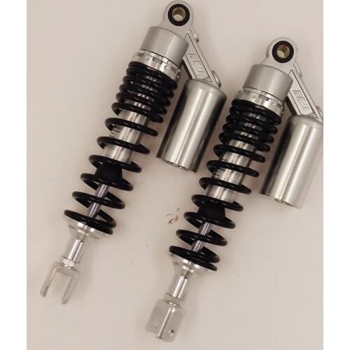 8mm spring 350mm Clevis nitrogen motorcycle shock absorber for KAWASAKI ZR1100 KZ1000 KZ500 ZR750 ZR750 ZEPHYR silver&black