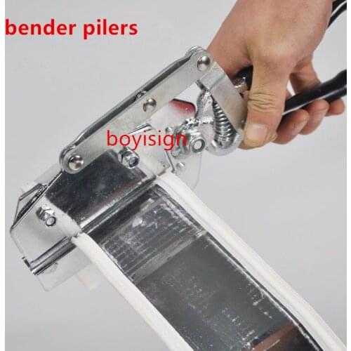 Aluminum iron channel letter bender, Aluminum coil pliers