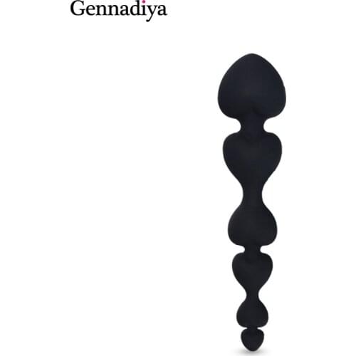 New Medical Materials Anal beads Silicone butt Plug Waterproof Erotic balls private Plugs Stimulator for women health massager