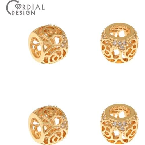 Cordial Design 30Pcs 8*10MM DIY Jewelry Making/Hand Made/Charms/Bracelets Accessories/Jewelry Findings & Components/CZ Pendant