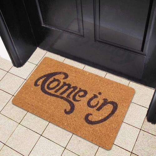 Welcome Mat Non-slip Floor Carpet for Front Door Dirt Trapper Entrance Rugs Indoor Doormat for Bathroom Kitchen Toilet Bedroom