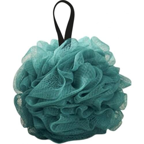 Pink PE Concise Cleaning Supplies Hanging Pendant Bath Loofah Soft Skin-friendly 4 Colors Bathroom Shower Sponge For Bathroom