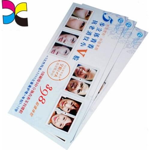 Good quality custom print cosmetic sample promotional a5 flyer