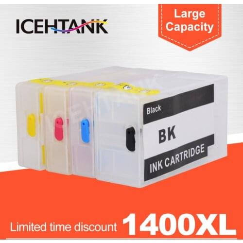 ICEHTANK PGI 1400 Refillable Ink Cartridge For Canon MAXIFY MB2040 MB2140 MB2340 MB2740 Printer