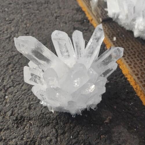 Natural Crystal Cluster Raw Quartz White Reiki Healing Stones Crystal Point Specimen Home Decoration Raw Crystals Minerales