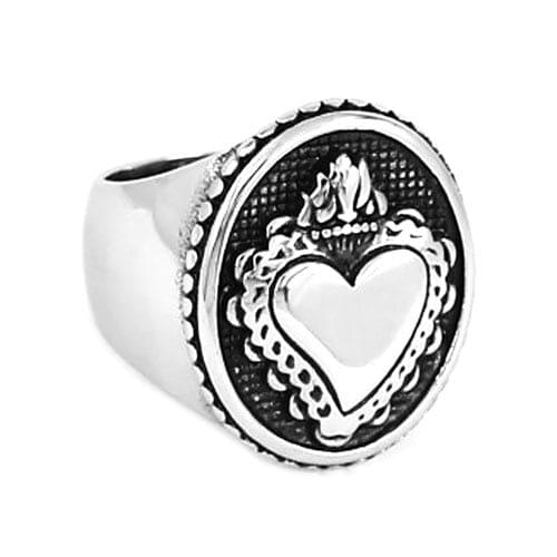Fashion Crown Heart Ring Stainless Steel Jewelry Celtic Knot Infinity Love Heart Wedding Ring for Women Girls Lovers SWR0567A