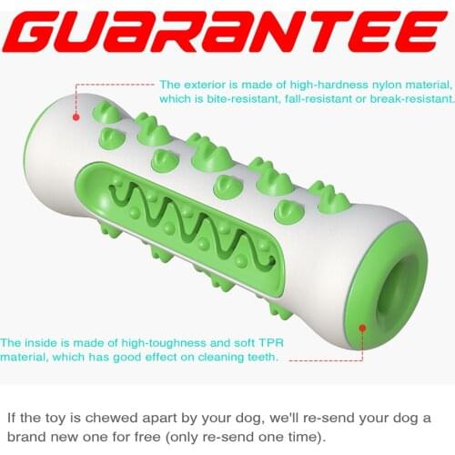 Dog Molar Toothbrush Toy Chew Cleaning Teeth Safe Elasticity Soft TPR Puppy Dental Care Extra-tough Tooth Cleaning Toy