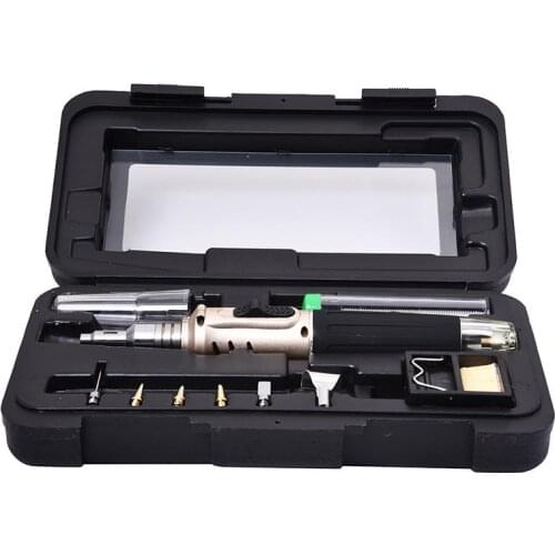 HS-1115K Professional Butane Gas Soldering Iron Kit Welding Kit Torch