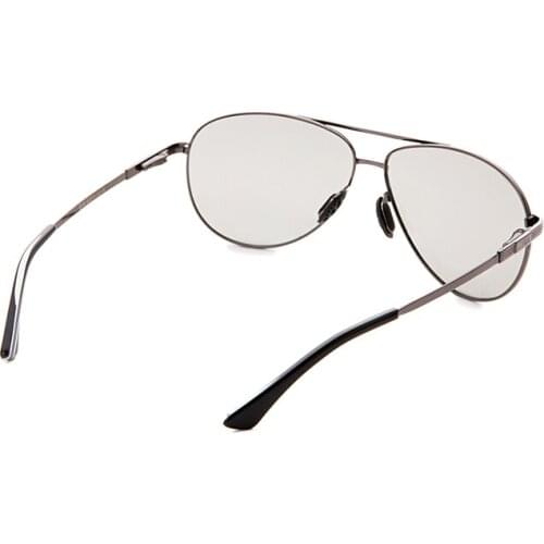 New trendy color-changing sun glasses women men gun gray sunglasses with box accessories zonnebril heren TR sunglasses 8105bs